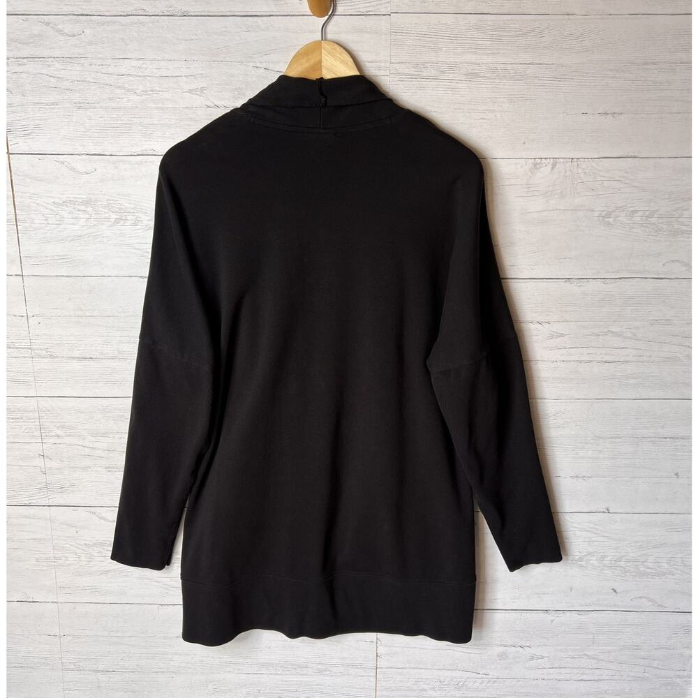 Pact Cardigan Womens Size XS/S Black Open Front 100% Organic Cotton Pockets - Picture 12 of 16